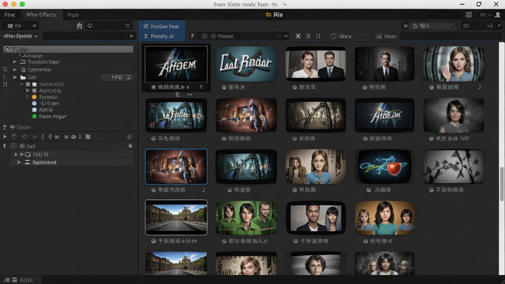Adobe After Effects ��Ч�����Ԥ�����棬չʾ�����Ӿ�Ч������ͼ�����רҵ���������룬ϸ�ڷḻ�����ʸ��壬�ɾ��޶���Ԫ��