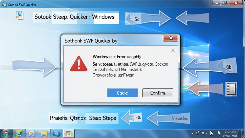 һ��չʾ Sothink SWF Quicker �� Windows ����������ʱ�Ĵ�����ʾ�����ͽ������ʾ��ͼ�������ǵ����Ի�����ԱߵĲ���ָ����ͷ������Ϊ���й�ͼ���Ű������ˣ����Ϊ�̳�ͼ����ϸ�ڰ�����ɫ����ͼ�����ɫȷ�ϰ�ť�������������ɾ����޶���Ԫ��