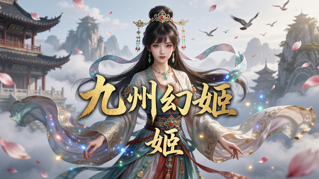 ����Ϊһλ���������ŷ糤ȹ�Ķ���������Ů��ɫ������Ϊ�������Ƶ���ɽ¥����Ʈ��Ļ��꣬���������ý�ɫë��������д