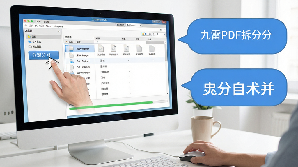 һ��չʾ����PDF��ֺϲ���ʹ�ü��ɵ�ʾ��ͼ�������ǵ�����Ļ�ϵ����������������û��ֲ�����������Ϊ����������ڡ��Ҳ���ʾ�������ݣ��Ű���Ȼ�����Ϊдʵ�칫������ϸ�ڰ����������ְ�ť���ļ��б��ͽ�����ʾ�������������ɾ����޶���Ԫ��