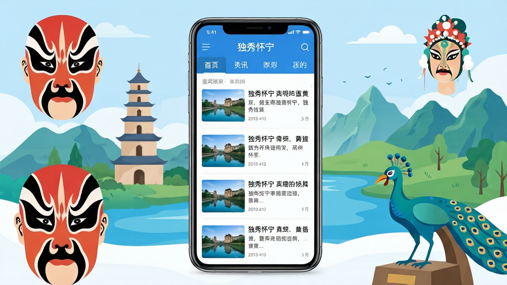 ��������Ϊһ�������ֻ����ֻ���Ļ����ʾ�����㻳����APP����ҳ���棬�������������Ѷ�б��Ͷ���������������Ϊ�����ر��Խ�������Ȼ����ںϵĲ廭������岼�ֲ��þ��й�ͼ���ֻ�λ�ڻ������룬���ܻ����Ż�����ɫ���Ļ�Ԫ�����÷Ϸ���ס���ȸ���Ϸɵ��ܵȣ����Ϊ�ִ���ƽ����ƣ�ɫ���������죬����ɫ�Ͱ�ɫΪ��ɫ����ϸ�ڰ����ֻ���Ļ�ϵ����������ɼ������㻳������������Ѷ�б�������ͼ�ͱ��⣻���ʸ��壬�ɾ����࣬�޶���Ԫ�ظ��š�