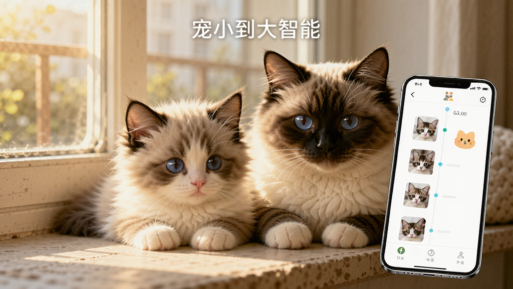 һֻ��żè���̺ͳ��겼żè����ſ�ڴ�̨�ϣ��������룬�Ա��ֻ���Ļ��ʾ�ɳ�ʱ���߽��棬ʱ��������Сè��Ƭ����ͼ�����������Ϸ���