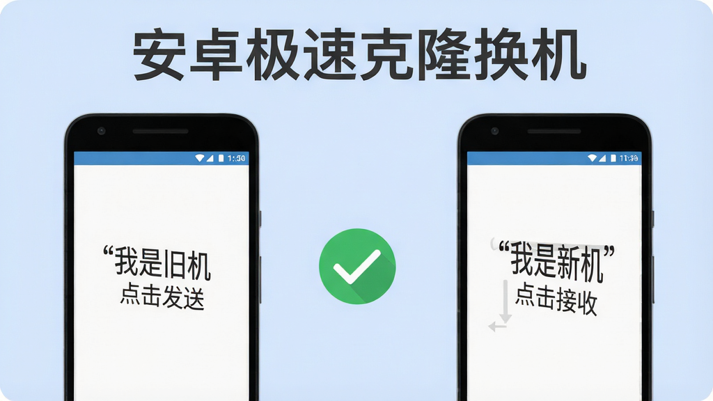 ����չʾ������׿�ֻ���Ļ���棬����ֻ���ʾ�����Ǿɻ� ������͡����ұ��ֻ���ʾ�������»� ������ա����м�����ɫ�Թ�ͼ�����ӣ�����Ϊ��͵�ǳ��ɫ�����Ϊ��ƽ��UIչʾ���Ű���жԳƣ�ϸ�ڸɾ�������������ͼƬ���������ɫ���ֱ�ע����׿���ٿ�¡������