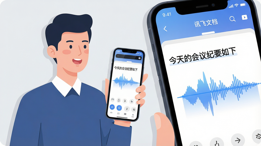 һ��չʾѶ���ĵ������������빦�ܵ�ͼƬ������������һ�������ֳ��ֻ�����Ѷ���ĵ�App˵�����ֻ���Ļ��ʾ�������κ�����ת�����������ݣ���������Ϊ������Ļ����Ҫ���¡�������Ϊ��������������ֻ���Ļ��д���ң����Ϊ�ִ���ƽ�廭�磬ϸ������������Ϊ��ɫ���䣬����Ϊǳ��ɫ�����ʸ��壬�ɾ����޶���Ԫ��