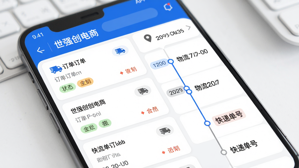 ��������Ϊ����ǿӲ�����̡�APP�����б�������׷�ٽ��棬��Ļ��ʾ������Ƭ������ʱ���ᡢ��ݵ��ţ�����Ϊ�б���ʱ������ϣ��Ű�����״̬��ǩ�ò�ͬ��ɫ���֣����Ϊ�ִ�����磬�׵����֣�ϸ���п���ͼ��Ͷ�λ��ǣ����ʸ��壬�ɾ����޶���Ԫ�ء�
