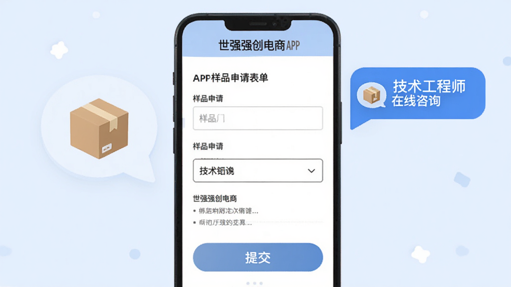��������Ϊ����ǿӲ�����̡�APP��Ʒ�������ҳ�棬��Ļ����ʾ����������˵����ύ��ť���Ա��м�������ʦ������ѯ���ݣ�����Ϊ������������Ű��࣬��ť��Ŀ�����Ϊ�Ѻ�����磬ǳ��������ϸ������Ʒ��ͼ��ͶԻ����ݣ������������ɾ����޶���Ԫ�ء�