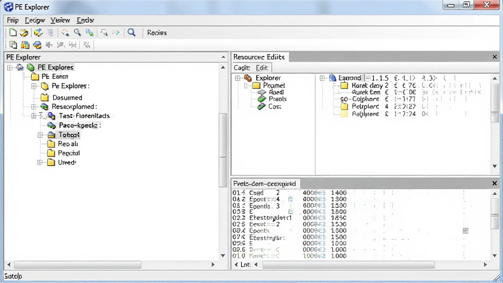 һ��չʾ PE Explorer �����������ͼƬ�������������������ڣ������ʾ PE �ļ��ṹ�����Ҳ�չʾ��Դ�༭�������岼�������������רҵ��ϸ�ڰ����˵�������������ʮ�����Ʋ鿴���������������ɾ����޶���Ԫ��