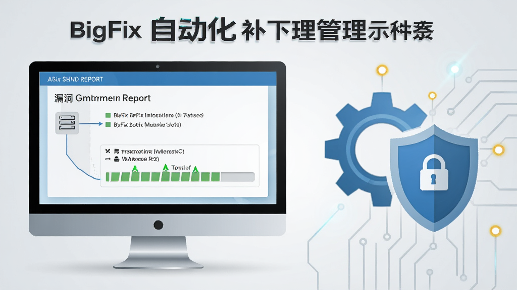 BigFix�Զ���������������ʾ��ͼ������չʾһ̨������Ļ����ʾ©��ɨ�豨���벹����װ���������Ա��г��������ͼ��������ȫ����������Ϊǳ��ɫ�Ƽ�������ֱ�ע���������ʸɾ����޶���Ԫ��