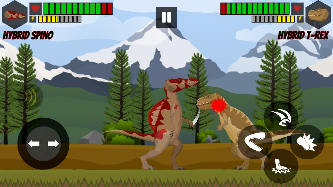 ������VS��������Ͼ�����T-Rex vs Spinosaurus: Hybrid Arena11 ����������ս