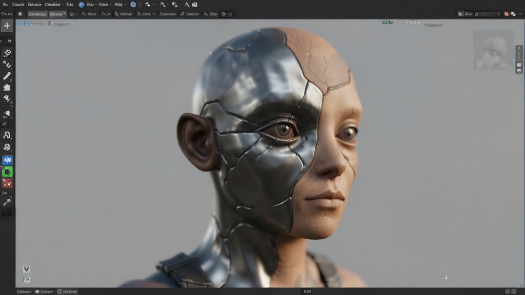 Zbrush ������Ⱦģ���У�һ�����н�����Ƥ����ϲ��ʵĽ�ɫģ����רҵ�ƹ���չʾ��BPR��ȾЧ��ͻ�������뻷�����ڱΣ�������ֵ�Ӱ���ʸУ�������࣬����ϸ�壬�ɾ����޶���Ԫ��
