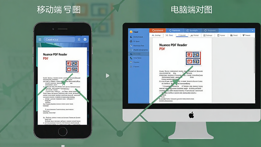 Nuance PDF Reader �ƶ�������Զ˶Ա�ʾ��ͼ���������ֻ���Ļ�͵�����Ļ������ʾͬһ�� PDF �ĵ�������Ϊ���ҶԱȹ�ͼ���ֻ���ʾ��Ӧ����ģʽ��������ʾ���ǩҳģʽ���Ű����������Ϊ��ƽ���Ƽ��廭��ϸ�ڰ����豸�߿�ͽ���Ԫ�أ������������ɾ����޶���Ԫ��