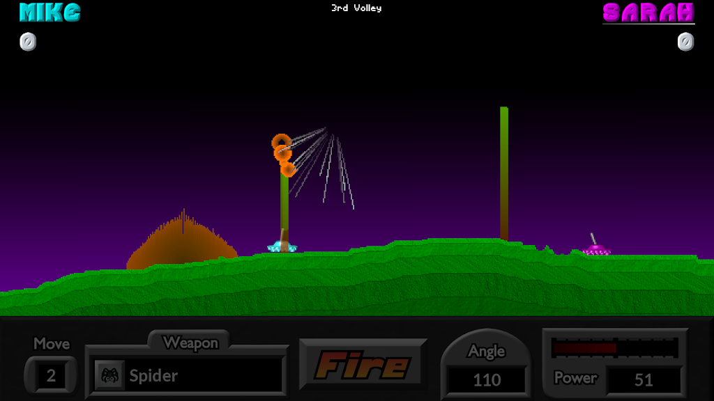 �ڴ�̹��Pocket Tanks3.0.1 �����ڻ���ս
