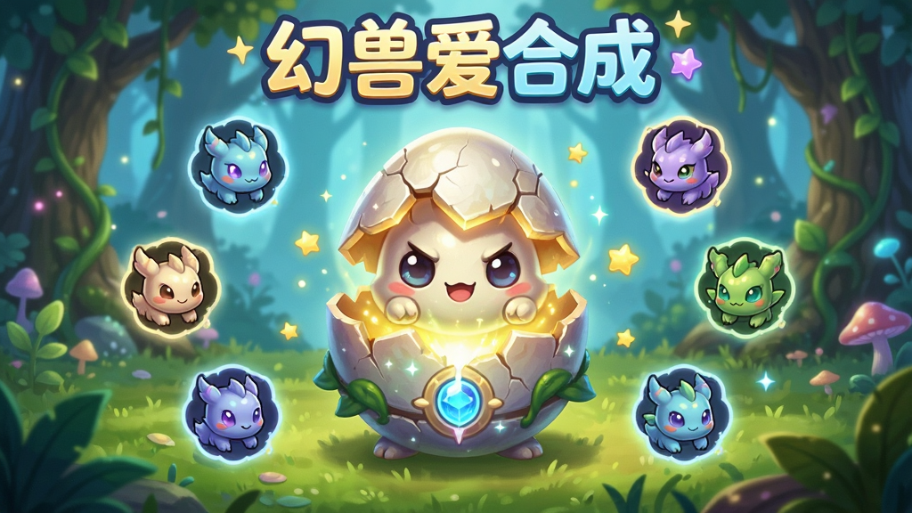 ��������չʾһֻ����Ŀɰ����޵������ѿ�����ΧƯ���Ŷ����ͬ�ȼ���С����ͼ�꣬�������λõ�ɭ�ֲݵأ����涥���÷�������д��
