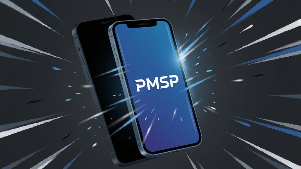 һ�ű���PMSP����������Ӧ�Ķ�̬�в�ͼ�������������ֻ���Ļ�Ӻ�����������ʾPMSP�����˲�䣬��Ļ��Χ���ٶ��߱�ʾ���٣�����Ϊ���й�ͼ���ֻ���΢��б�����Ϊ���пƼ��廭��ϸ����ʹ����ɫ�Ͱ�ɫ���ٶ��ߣ�����Ϊ���ɫ���ֻ���Ļ����ʾ��PMSP���������棻���ʸ��壬�ɾ����޶���Ԫ��