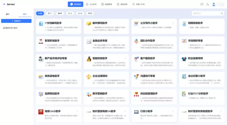 九章云助力不同行业企业AI转型应用场景图