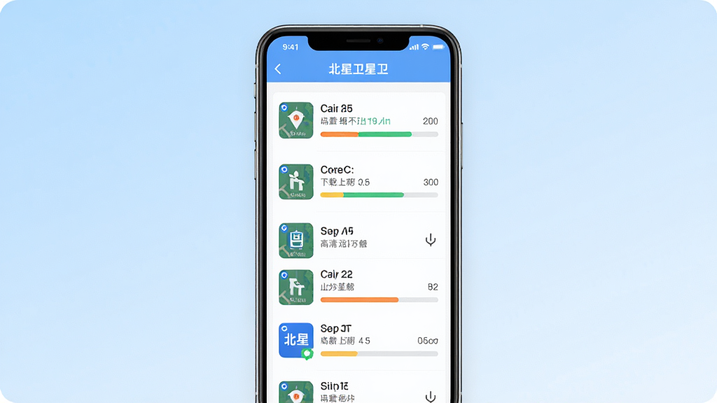 �ֻ���Ļչʾ���Ǹ������ǵ��������ߵ�ͼ���ع���ҳ�棬�б�����ʾ������е�ͼ�������ؽ�����������Ϊ�ֻ�������д������Ϊǳ��ɫ���䣬���Ϊ���¼�Լ�磬ϸ���Ͻ�������ɫ������ͼ���࣬����Ϊ���壬�ɾ��޶���Ԫ�ء�