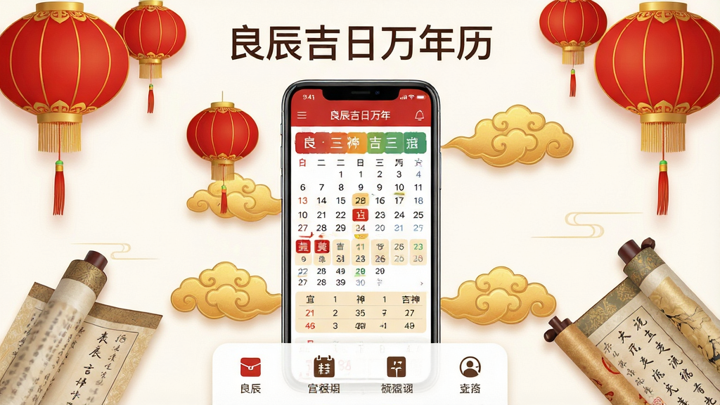 һ��չʾ��������������Ӧ���������дʵ���ͼƬ������������һ�������ֻ�����Ļ��ʾ�������������棬����ũ�����ڡ��˼������뼪��λ��Ϣ���ֻ���Χ�������й���ͳ�Ļ�Ԫ�����ɫ��������ɫ������ŵ���ᣬ���岼�ֲ������Ĺ�ͼ���Ϸ�ΪӦ������