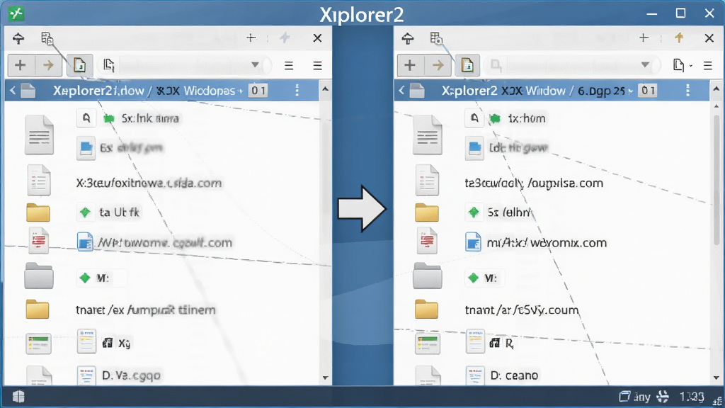 һ��չʾ Xplorer2 ˫�����ļ��������ܵ�ͼƬ�����������������ļ��б�������ʾ���м�����ק��ͷʾ���ļ��ƶ���������� Xplorer2 �������Ʊ�ʶ�����Ϊ��������������ͼ��ʽ�����ֶԳƣ�ϸ�ڰ����ļ�ͼ����ļ���·�������������ɾ����޶���Ԫ��