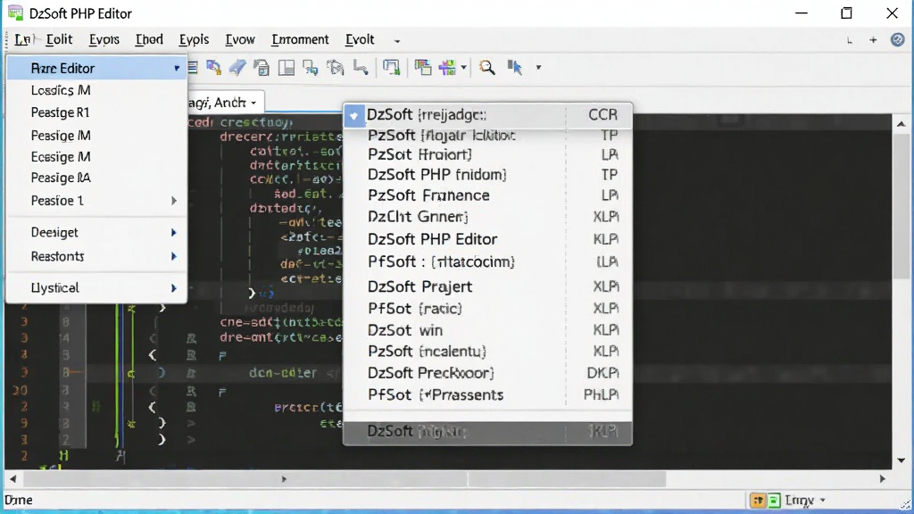һ��չʾDzSoft PHP Editor����Ƭ�β��빦�ܵ�ͼƬ�������������˵���������Ƭ���б�������Ϊ�༭���������뵯���˵����Ű����������Ϊ��������չʾ��ͼ���ϸ�ڰ�������Ƭ��ѡ���ݼ���ʾ������༭�����������������ɾ��޶���Ԫ��