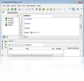 DzSoft PHP Editor �������� ���ܽ�ͼ