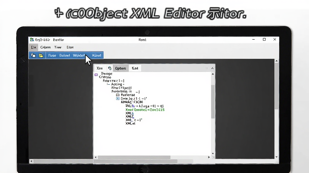 FirstObject XML Editor ʹ�ý̳�ʾ��ͼ��������ʾ������Ļ�������������ڴ�һ�� XML �ļ����Ա������ָ��ָ��˵������ļ���ѡ�����ɾ����࣬ǳɫ���������廭�ʣ��ʺϽ̳���ͼ���޶���Ԫ��