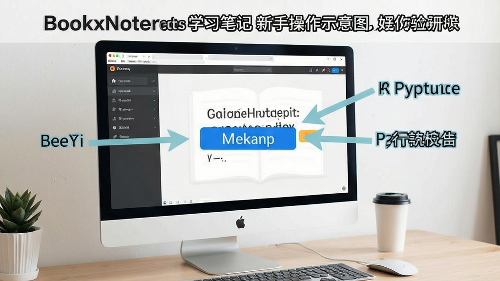 BookxNoteѧϰ�ʼ����ֲ���ʾ��ͼ��������Ļ��ʾ�������棬�Ա��б�ע��ͷָ��ؼ���ť������ѧ�����������������ʸɾ�