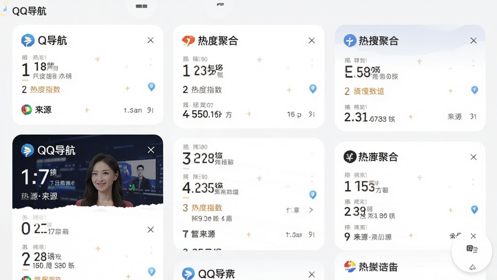 QQ����ʵʱ�ȵ�ۺ�ҳ��չʾͼ������Ϊ������Ѱ񵥿�Ƭ�����Ų������ֲ����ٲ���ʽ�Ű棬���Ϊ�ִ���Ѷ��Ƭ���ϸ�ڰ����񵥱��⡢�������֡��ȶ�ָ������Դ��ʶ�������������ɾ����޶���Ԫ�ء�
