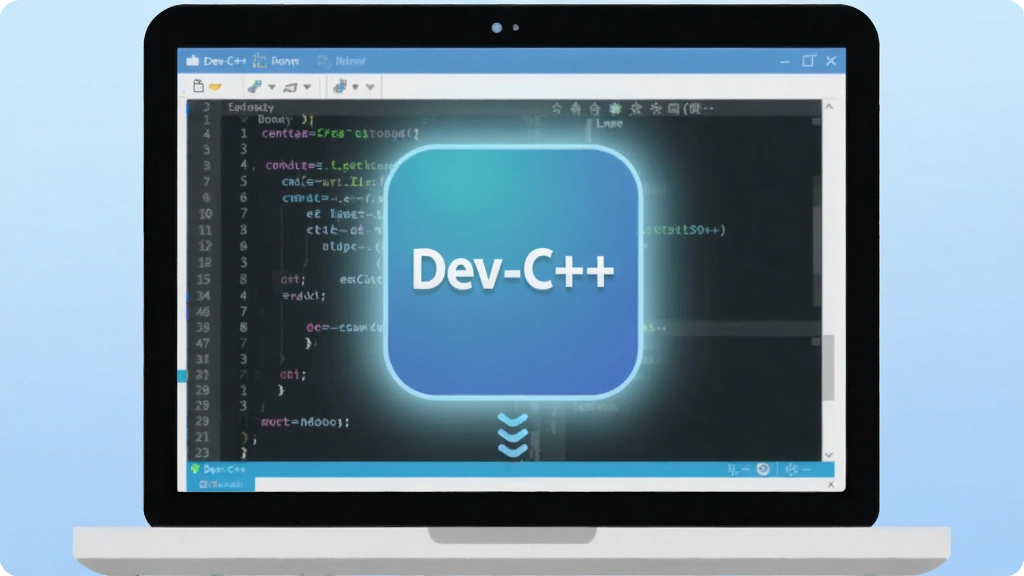 һ���� Dev-C++ ����Ϊ���ĵĴ���廭������������һ�����������������ͼ�������ڱʼǱ�������Ļ�Ϸ�����Ļ����ʾ���Ĵ���༭���棬�����Ǹɾ���ǳ��ɫ���䣬���Ϊ��ƽ���Ƽ��У�ϸ�ڱ����������С������������ԣ���������������ɾ����޶���Ԫ�ء�