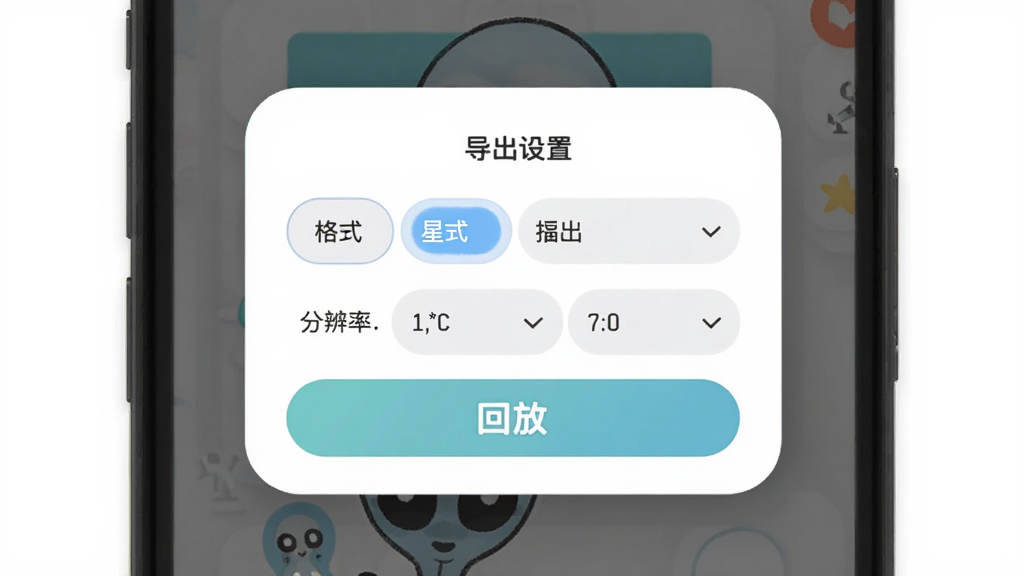 �����˲廭��Ʒ������طŹ��ܽ��棬����Ϊ�ֻ���Ļ�еĵ������õ��������־��У��Ű��࣬���Ϊ���Բ����ƣ�ϸ�ڰ�����ʽѡ��ֱ���ѡ����طŰ�ť�����ʸ��壬�ɾ����޶���Ԫ��