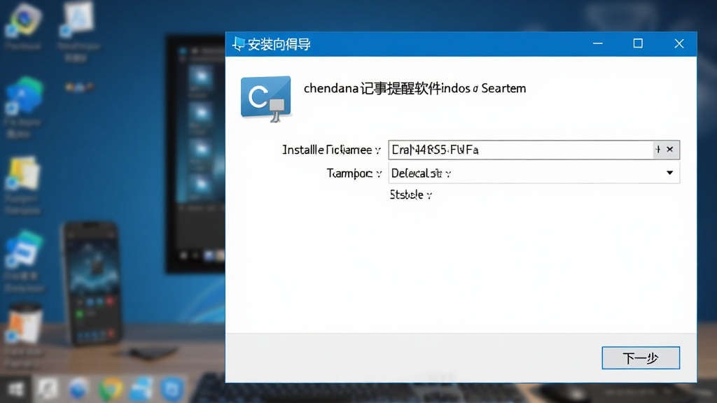 chendana��������������Windows�����ϵİ�װ�򵼽��棬������ʾ��װ·��ѡ���