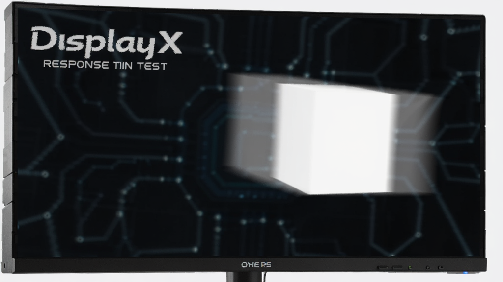 һ��չʾDisplayX��Ӧʱ����Ե�ͼƬ����������ʾ����Ļ����һ�������ƶ��İ�ɫ���飬����Ϊ����λ����Ļ����ƫ�ң��Ű涯̬�����Ƽ��У�ϸ���Ƿ���󷽴�����΢���˶�ģ����ӰЧ���������������ɾ����޶���Ԫ�ء�