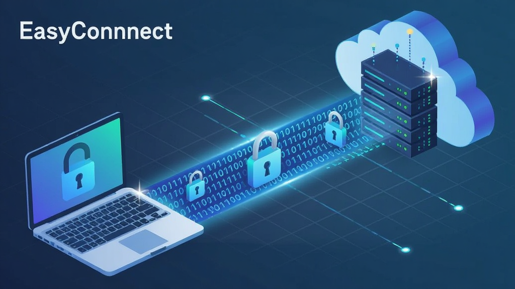 һ��չʾEasyConnect��ȫ�������������ʾ��ͼ������������һ���ӱʼǱ��������쵽�ƶ˷������ķ�����ɫͨ����ͨ������������ͼ���������������������Ϊ���ҶԳƣ��Ű���ú�����չ�����Ϊ�Ƽ��б�ƽ�廭��ϸ�ڰ��������Ч�����񱳾������۸߹⣬����Ϊ4K���塢�ɾ����޶���Ԫ�أ������б�ע����