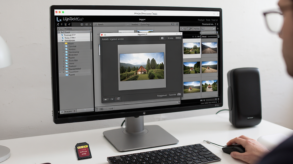 һ��չʾAdobe Photoshop Lightroom Classic���ֲ���������ͼƬ������Ϊ���������������������У��û����ڵ�����Ƭ��������Ļ�����ǵ���Ի���������ļ������Ҳ���Ԥ������ͼ���Ű����������Ϊ��ʵ�칫��Ӱ������ϸ�ڰ�������洢������ꡢ���̣����ʸ��壬����ɾ����޶���Ԫ��