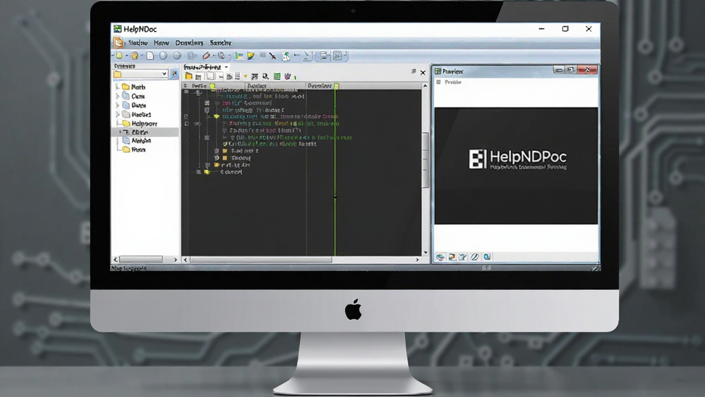 HelpNDoc�����ĵ���������������չʾ������Ϊһ̨�������ĵ�����Ļ������Ϊ���й�ͼ���Ű�Ϊ���������ͼ��񣬷��Ϊ�ִ��Ƽ��У�ϸ��Ϊ������չʾĿ¼�����༭����Ԥ�����ڣ����ʸ��壬�ɾ����޶���Ԫ��