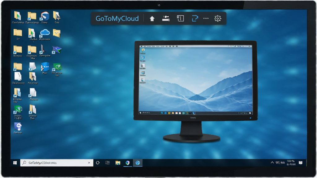 GoToMyCloud���ض�Զ����������Ч��������Ϊ������Ļ����ʾ��һ̨���Ե����滭�棬����Ϊȫ��Զ�̴��ڡ������������������Ű�ͻ�����������ȣ����Ϊдʵ�Ƽ����ϸ�ڰ���Զ�������е��ļ���ͼ�ꡢ�����������ָ�룬���ʸ��壬�ɾ����޶���Ԫ��