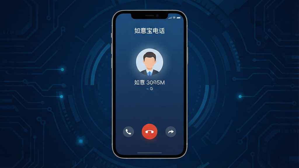 һ��չʾ�����ⱦ�绰��ͨ������Ĳ�Ʒͼ����������Ϊ�ֻ���Ļ����Ļ����ʾ����ͨ���еĽ��棬������ϵ��ͷ��ͨ��ʱ����Ҷϰ�ť������Ϊ����ɫ�Ƽ����������־��У����Ϊ��ƽ��UI��ƣ�ϸ�ڰ�������ͼ������͹�Ч�������������ɾ����޶���Ԫ�ء�