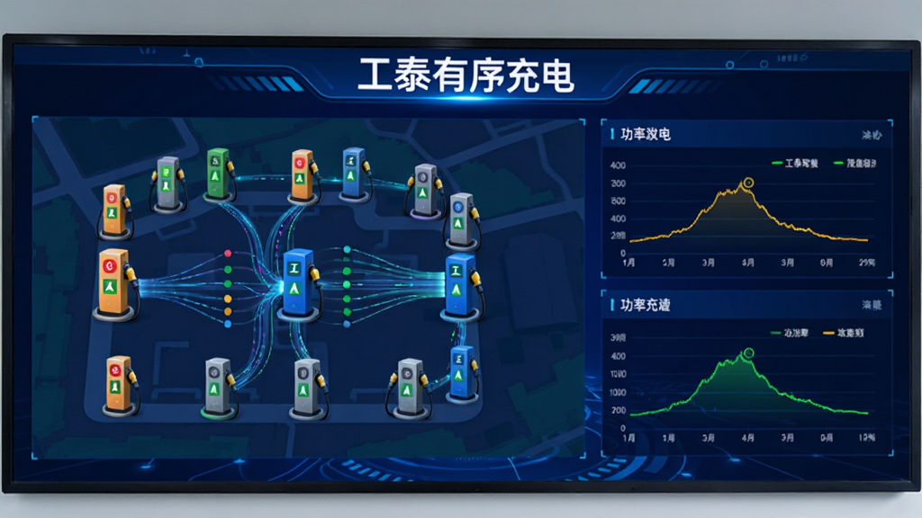 ��̩���������ܵ������Ľ��棬����չʾһ�����͵�����Ļ����Ļ�ϳ���С�����׮�ֲ�ͼ�빦������ͼ��������׮ͼ���Բ�ͬ��ɫ��ʾ����״̬�����������������Ӹ�׮�壬����Ϊ����ɫ�Ƽ��磬��Ļ�Ϸ���ע