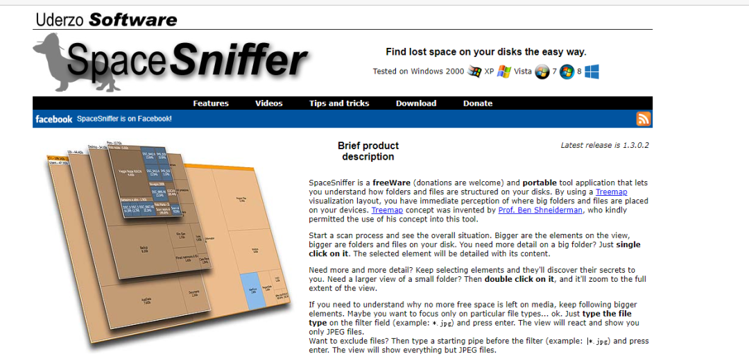 SpaceSniffer ���̷��� �����ͼ