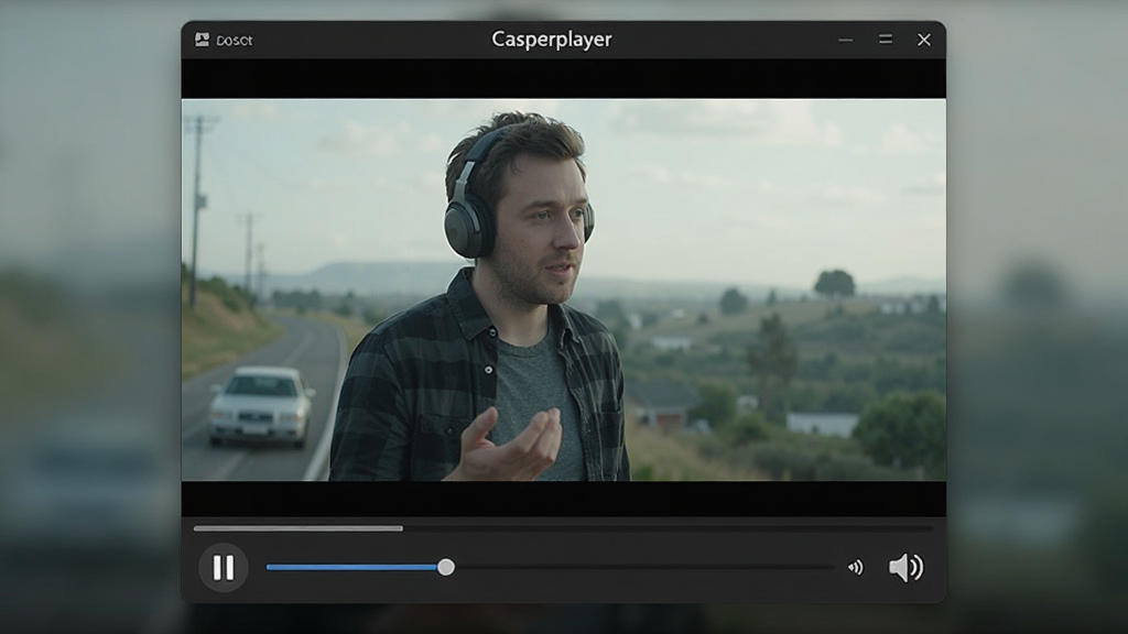 һ��չʾCasperplayer�����������ͼƬ�����������Ǽ��Ĳ��������ڣ����������ڲ���һ�θ�����Ƶ���棬�����·��ǲ��ſ�����������������ͣ��ť��������������ͼ�꣬���������ɫ���⣬������ִ������岼�����������ʸɾ��޶���Ԫ�أ��ʺ���Ϊ����������ͼ