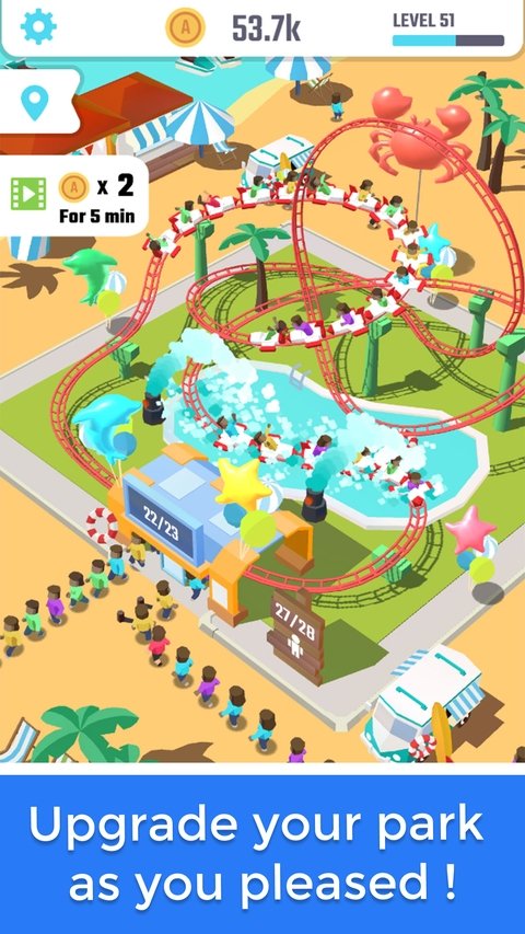 ���ù�ɽ�����ذ�װ�ֻ���(Idle Roller Coaster)v3.1.7 ��׿��