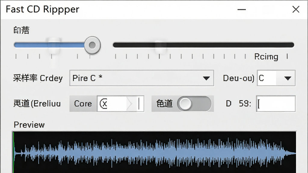 Fast CD Ripper ���������ڽ�����д������Ϊ��Ƶ����������壬���ְ������顢�����˵�����ֵ������Ű�������򣬷��Ϊרҵ���߷磬ϸ�ڰ��������ʵ�������������ѡ������л���ť��Ԥ�����Σ����ʸ��壬�ɾ����޶���Ԫ��
