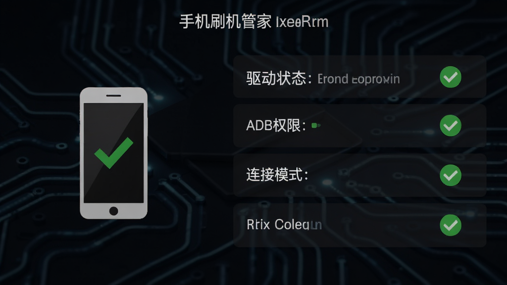 �ֻ�ˢ���ܼ��豸���Ӽ����棬�������Ϊ�ֻ�ͼ�꣬�Ҳ���ʾ����״̬��ADBȨ�ޡ�����ģʽ�ȼ���ȫ����ʾ��ɫ�Թ�������Ϊ��ɫ�Ƽ���񣬻��ʸɾ����޶���װ��