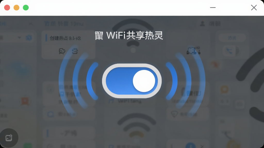 WIFI��������һ�������ȵ㹦��չʾ������Ϊ������������һ����Ŀ�Ŀ��ذ�ť������Ϊ���½ṹ���Ű�ͻ����ť�����Ϊ�ִ���ԼUI���ϸ�ڰ�����ť��Χ���źŲ�����ɢЧ���������������ɾ����޶���Ԫ��