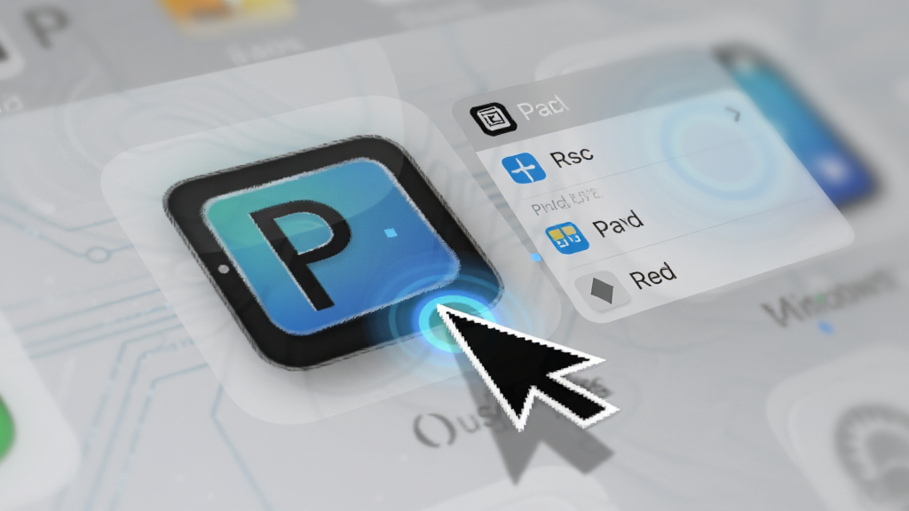 iPad for Windows���������ָ����ģ��iPadͼ�겢������ݲ˵��Ľ�����д������չʾ������봥�ط���Ч��������Ϊ�ֲ��Ŵ���ͼ�����Ϊдʵ�Ƽ��磬ϸ�ڰ����߹�����Ӱ����������������ɾ����޶���Ԫ��