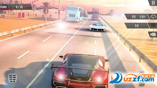 Traffic Racer Pro 安卓版 游戏操作界面截图