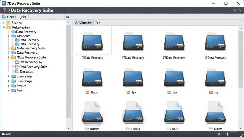 ������Ļչʾ7Data Recovery Suiteɨ�������棬���Ϊ�ļ�������״Ŀ¼���Ҳ�Ϊ�ļ�����ͼԤ�����򣬽������࣬��������Լ����������
