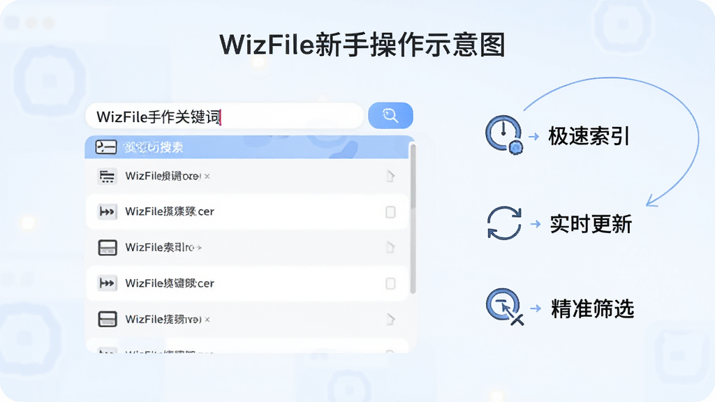 WizFile���ֲ���ʾ��ͼ������չʾ��������������ؼ��ʺ����б�ʵʱˢ�µĳ������Ա��ü��ͼ���ע��������������ʵʱ���¡�����׼ɸѡ������Ҫ�㣬����������ǳɫ���������������ʸɾ����޶���Ԫ��