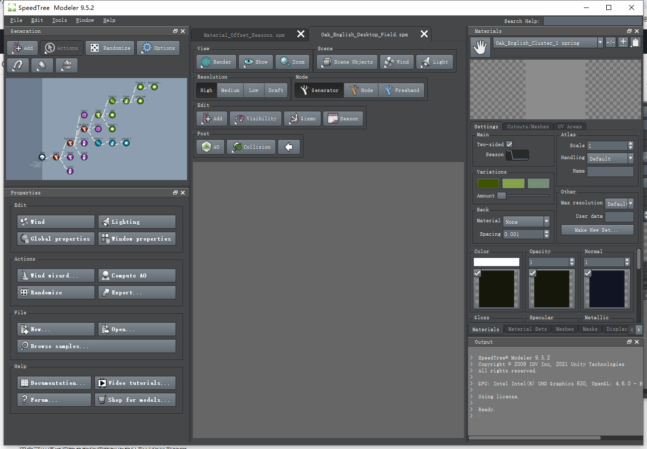SpeedTreeֲ�ｨģ����SpeedTree Modeler2026�ٷ��� ��άֲ����ģ����