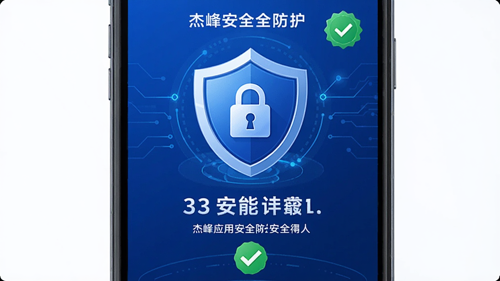 ����չʾ�ܷ�Ӧ�õİ�ȫ�������ܽ��棬����Ϊ�ֻ���Ļ����ʾ����ͼ��Ͱ�ȫ��ʾ���֣�����Ϊ���жԳƹ�ͼ�����Ϊ�Ƽ���ȫ�������ɫ����ƣ�ϸ�ڰ���������ͼ�ꡢ��ȫ��֤��ʶ����ɫ�Թ���ǣ�����Ϊ���壬�ɾ��޶���Ԫ��