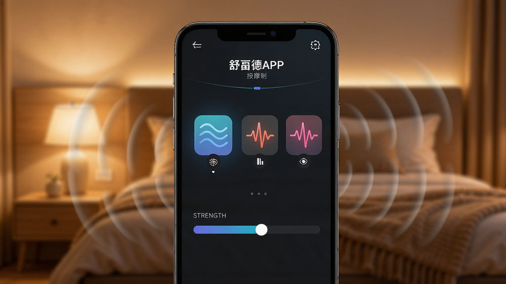 �渣��APP��Ħ���ƽ�����д���ֻ���Ļ����ʾ���ˡ�����Ȱ�Ħģʽͼ���ǿ�ȵ�����������Ϊ��ܰ�����ҵƹ⣬����������΢�İ�Ħ�����Ӿ�Ч��������ִ��Ƽ��У��������ֻ�Ϊ���ģ��Ű�������ϸ�ڰ���ͼ����״����ɫ���䣬���ʸ��壬�ɾ����޶���Ԫ��